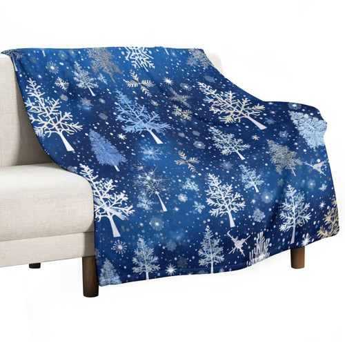 Blanket Christmas Trees and Snowflakes Blue Summer Throw Blanket Christmas Tree Holiday Rustic Soft Cozy Microfiber Throw Blanket for Bed Couch Car for Kids and Adults 40"x50" Blanket Christmas Trees and Snowflakes Blue Summer Throw Blanket Christmas Tree Holiday Rustic Soft Cozy Microfiber Throw Blanket for Bed Couch Car for Kids and Adults 40"x50"