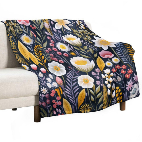 MaSiledy Blanket Wildflower Bed Throw Blanket Vintage Wild Flowers Throw Blankets Flannel Blanket for Bed Couch Car Birthday Gift 40"x50" Christmas Holiday Printed Fleece Throw Indoor Decorations MaSiledy Blanket Wildflower Bed Throw Blanket Vintage Wild Flowers Throw Blankets Flannel Blanket for Bed Couch Car Birthday Gift 40"x50" Christmas Holiday Printed Fleece Throw Indoor Decorations