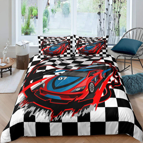 Erosebridal Racing Bedding Set Dirt Bike Duvet Cover Twin Size Race Car Competition Extreme Sports Comforter Cover for Kid Boy Men Red Automobile Bedspread Cover Decor(No Comforter) Erosebridal Racing Bedding Set Dirt Bike Duvet Cover Twin Size Race Car Competition Extreme Sports Comforter Cover for Kid Boy Men Red Automobile Bedspread Cover Decor(No Comforter)
