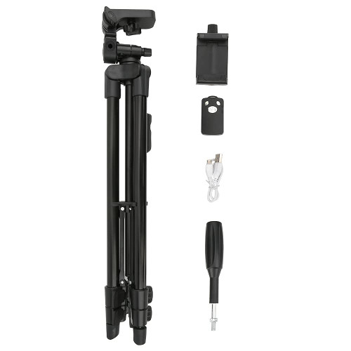 Vifemify Universal Photography Tripod with Phone Holder Remote Controller for SLR Camera Smartphone Tripod Stand Travel Tripod