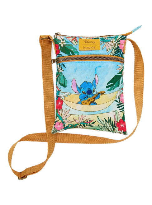 Loungefly Disney Stitch In Hammock Passport Crossbody Bag Loungefly Disney Stitch In Hammock Passport Crossbody Bag