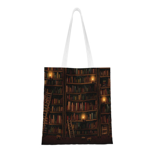 Canvas Tote Bag For Woman Room Vintage Library Shoulder Handbags Reusable Grocery Bags Purse Shopping Bag Canvas Tote Bag For Woman Room Vintage Library Shoulder Handbags Reusable Grocery Bags Purse Shopping Bag