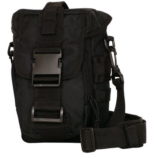 Fox Outdoor Products Modular Tactical Shoulder Bag, Black 9 1/2" x 6 1/2" x 5"