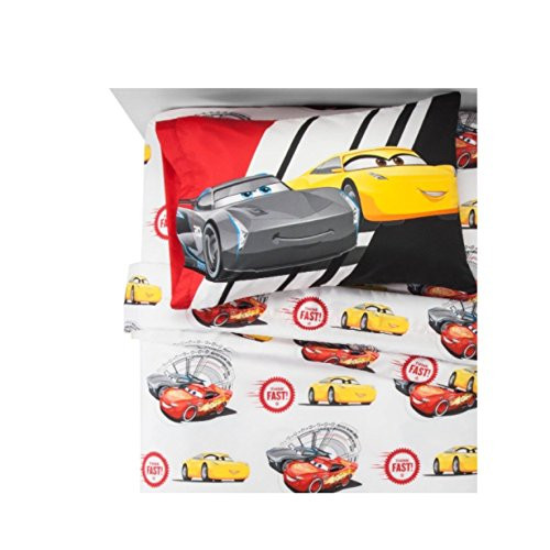 DISNEY PIXAR CARS LIGHTNING MCQUEEN TWIN SHEET SET