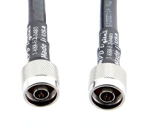 MPD Digital Genuine U.S.A Made Times Microwave LMR-400-UF Ultraflex 50 Ohm ULL RF Coaxial Cable with N Male Connectors - 5ft