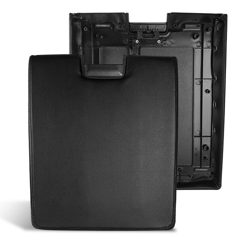 LCWRGS Center Console Lid with Latch Armrest Cover Replacement for 2007-2013 Chevy Silverado Tahoe Suburban Avalanche | GMC Sierra Yukon/Yukon XL 20864154?Black?