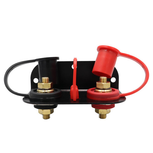 BAITHNA Tractor Lawn Mower Remote Battery Terminal Battery Charging Post Battery Terminals Relocation Kit with Heavy Duty Mounting Bracket For UTV ATV Car Trucks RV Tractor Mower Boat
