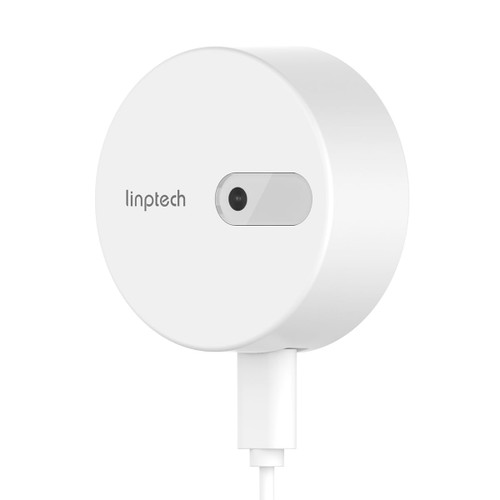 Linptech Human Presence Sensor ES1,Smart Motion Sensor with 24G mmWave Radar,Occupancy Sensor Requires Tuya Zigbee Hub for Home Security and Automation,Compatible with Alexa/Google Assistant(White)