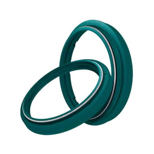 SKF High Protection Fork Seal and Wiper (48mm) (Green) Compatible with 09-12 Honda CRF450R
