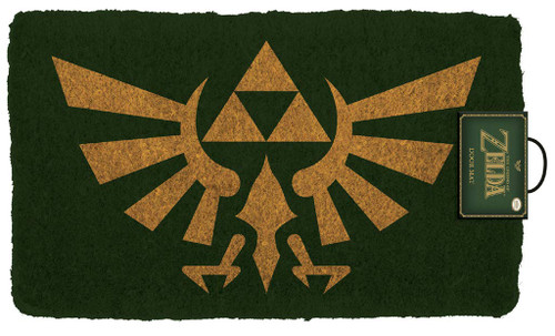 Pyramid America Zelda Crest Coir Doormat - 29" x 17" Indoor/Outdoor Entry Mat with Non-Skid PVC Back - Durable & Easy to Clean Pyramid America Zelda Crest Coir Doormat - 29" x 17" Indoor/Outdoor Entry Mat with Non-Skid PVC Back - Durable & Easy to Clean