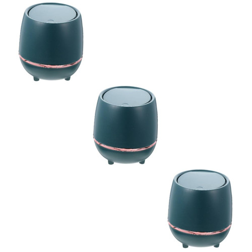 MAGICLULU 3pcs Flip Trash Can -up Trash Bin Pencil Cup Holder Tiny Desktop Garbage Bin Waste Paper Basket Countertop Trash Can Recycle Can Trash Bin for Car Trash Basket Small Plastic Office