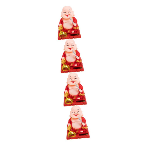 IMIKEYA 4pcs Maitreya Buddha Ornaments Desktop Home Decoration Cars Laughing Buddha Figurines car Dash IMIKEYA 4pcs Maitreya Buddha Ornaments Desktop Home Decoration Cars Laughing Buddha Figurines car Dash