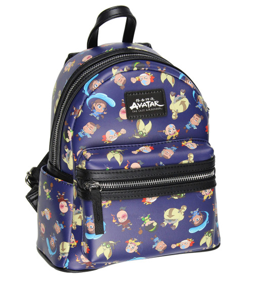INTIMO Nickelodeon Chibi Avatar The Last Airbender Characters Aang Zuko Katara Appa Toph Sokka Mini Backpack