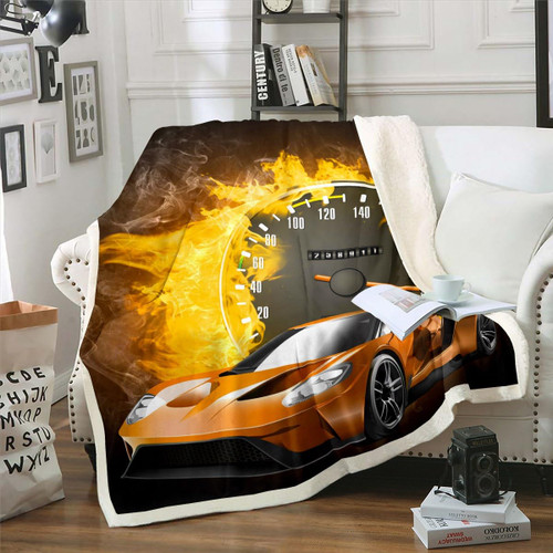 Orange Race Car Blanket for Sofa Couch,Cool Speed Sports Cars Racing Game Throw Blanket,Extreme Sport Fleece Blanket,Competitive Games Theme Boys Room Decor Yellow Fire Fuzzy Blanket 30"x40" Black Orange Race Car Blanket for Sofa Couch,Cool Speed Sports Cars Racing Game Throw Blanket,Extreme Sport Fleece Blanket,Competitive Games Theme Boys Room Decor Yellow Fire Fuzzy Blanket 30"x40" Black