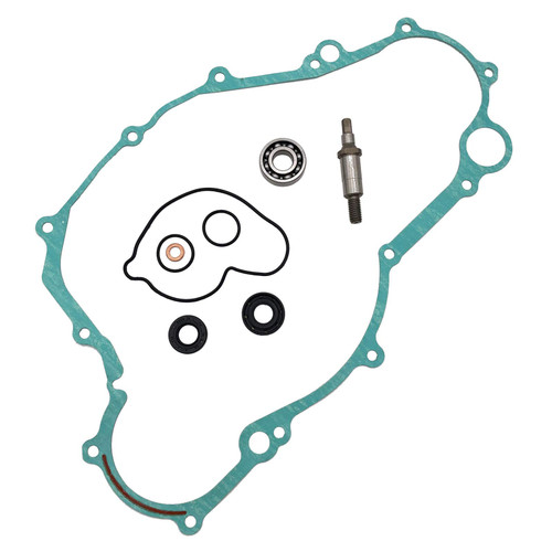 Water Pump Repair Kit Fit for Yamaha YFZ450 Clutch Cover Gasket Seal Shaft O-Ring