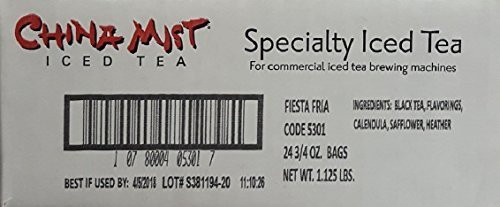 China Mist, Fiesta Fria Black Loose Tea Bags, 24 - 3/4 oz China Mist, Fiesta Fria Black Loose Tea Bags, 24 - 3/4 oz