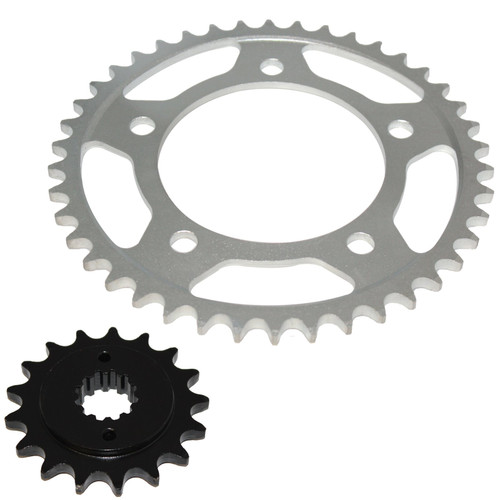 Caltric Front & Rear Sprockets Kit Compatible with Honda Vt750Dc Vt-750Dc Shadow 750 Spirit 2000-2003