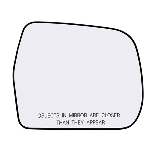 Passenger Right Side Mirror Glass Assembly With Plastic Back Plate Heated Compatible with 2001-2007 Toyota Highlander