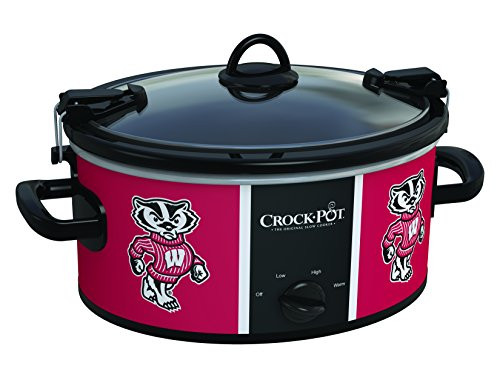 Wisconsin Badgers Collegiate Crock-Pot Cook & Carry Slow Cooker, 6 Quart Wisconsin Badgers Collegiate Crock-Pot Cook & Carry Slow Cooker, 6 Quart