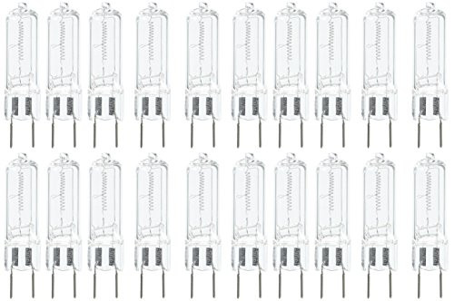 Anyray® A1708Y (20)-Pack 75 Watt G8 75W T4 Halogen Light Bulb 75Watt 110V-130Volt G8.6 JCD