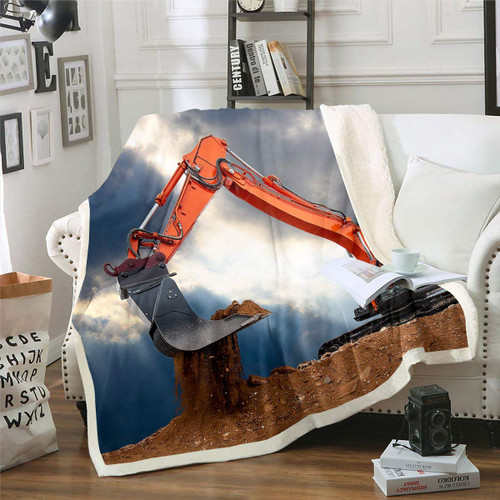 Construction Car Sherpa Blanket Young Cartoon Excavator Fleece Throw Blanket for Kids Boys Heavy Machinery Equipment Plush Blanket Construction Site Fuzzy Blanket for Sofa Bed Couch,Throw 50x60 Inches Construction Car Sherpa Blanket Young Cartoon Excavator Fleece Throw Blanket for Kids Boys Heavy Machinery Equipment Plush Blanket Construction Site Fuzzy Blanket for Sofa Bed Couch,Throw 50x60 Inches