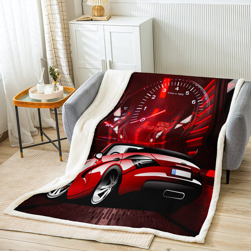 Sports Car Sherpa Blanket Red Race Car Fleece Throw Blanket for Kids Boys Girls Extreme Sports Plush Blanket Cool Speed Racing Car Gorgeous Decor Fuzzy Blanket for Sofa Bed Couch,Throw 50x60 Inches Sports Car Sherpa Blanket Red Race Car Fleece Throw Blanket for Kids Boys Girls Extreme Sports Plush Blanket Cool Speed Racing Car Gorgeous Decor Fuzzy Blanket for Sofa Bed Couch,Throw 50x60 Inches