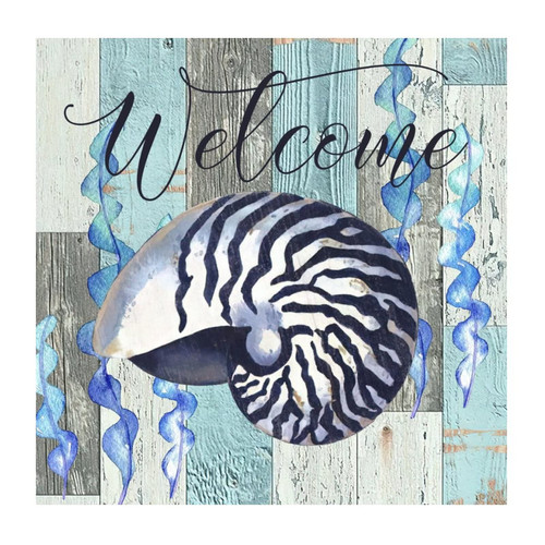 Sea Snail Starfish Nautical Beach Ocean Theme Wall Art Decal Creative Sea Animal Turtle Octopus Crab Trucks Wall Sticker Vinyl Mural Decals Quotes for Nursery Car Backdrops Wall Decoration 28in