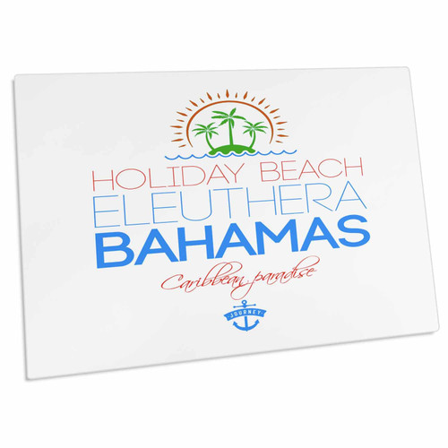 3dRose Holiday Beach, Eleuthera, Bahamas. Summer Travel Gift,... - Desk Pad Place Mats (dpd-318370-1)