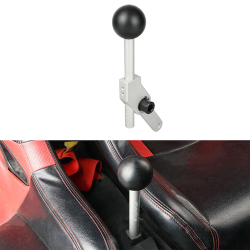 NICECNC Adjustable Height Shift Lever Knob Compatible with Polaris RZR XP 1000 900 XP Turbo RZR 1000 900 800 570 Turbo, RZR XP 4 1000 900 Turbo RZR S 800 Silver