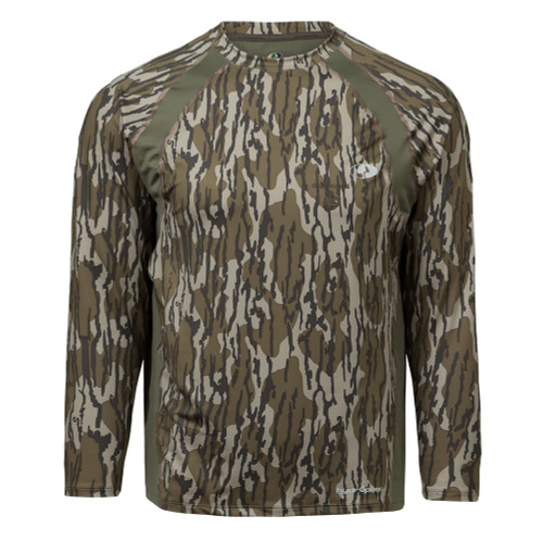 Mossy Oak Men's Standard Lightweight Camo Shirts Hunting, Original Bottomland, X-Large Mossy Oak Men's Standard Lightweight Camo Shirts Hunting, Original Bottomland, X-Large
