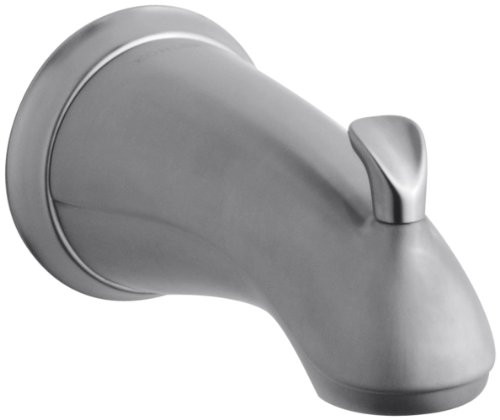 Kohler K-10281-4-G Forte Sculpted Diverter Bath Spout, Brushed Chrome