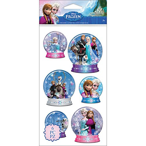 JOLEES Disney Frozen Stickers, Snow Globe