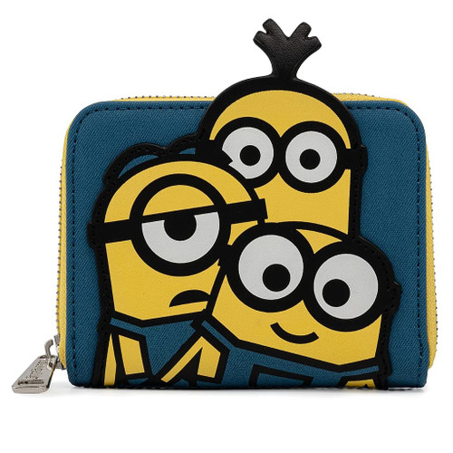 Loungefly Triple Minion Zip Around Wallet Loungefly Triple Minion Zip Around Wallet