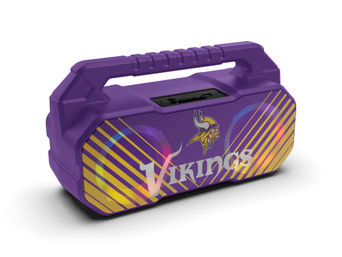 SOAR NFL Wireless Boombox Speaker, Minnesota Vikings