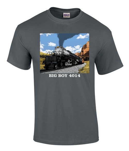 Daylight Sales Union Pacific Big Boy 4014 Authentic Railroad T-Shirt Adult L [110] Grey