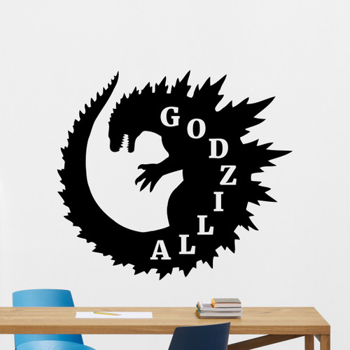 God zilla Wall Decal Movie Monster Vinyl Sticker Bedroom Wall Art Design Housewares Kids Room Bedroom Decor Removable Wall Mural 89zzz God zilla Wall Decal Movie Monster Vinyl Sticker Bedroom Wall Art Design Housewares Kids Room Bedroom Decor Removable Wall Mural 89zzz