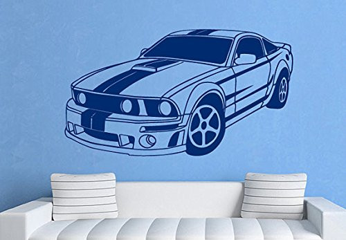 CreativeWallDecals Wall Decal Vinyl Sticker Decals Art Decor Design Sport Car Auto Moto Speed Automobile Style Gift Mans Kids Children Dorm Bedroom (r345)