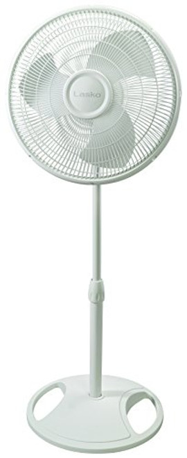 Lasko 2520 16? Oscillating Stand Fan - Features Adjustable Height, Oscillating Movement, Tilt-Back Fan Head