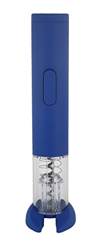 BarCraft Battery Operated Electronic Corkscrew, Blue