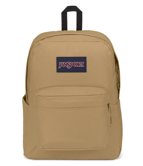 JanSport Superbreak Plus Backpack - Work, Travel, or Laptop Bookbag with Water Bottle Pocket, Curry