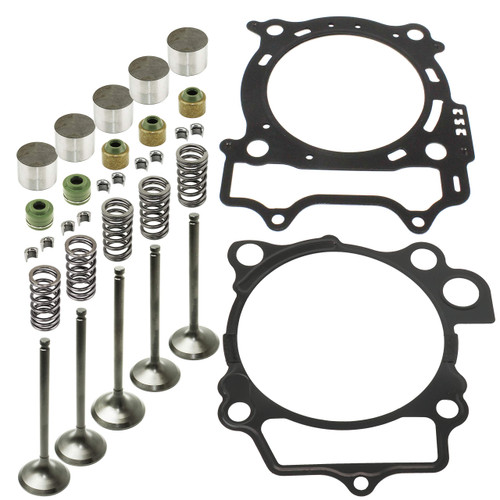 Caltric Cylinder Intake Exhaust Gasket Valve Kit Compatible with Yamaha Yz450F 2006 2007 2008 2009