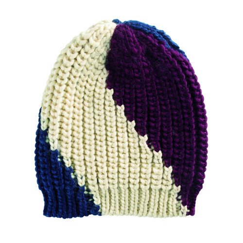 San Diego Hat Company Women's Color Blocked Beanie Hat, Multi, OS