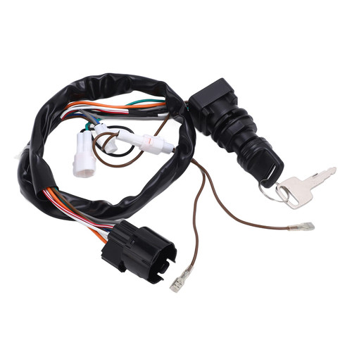 Ignition Key Switch, 37110 93J00 Boat Key Ignition Switch, Remote Control Box Ignition Switch Replacement for Suzuki Outboard