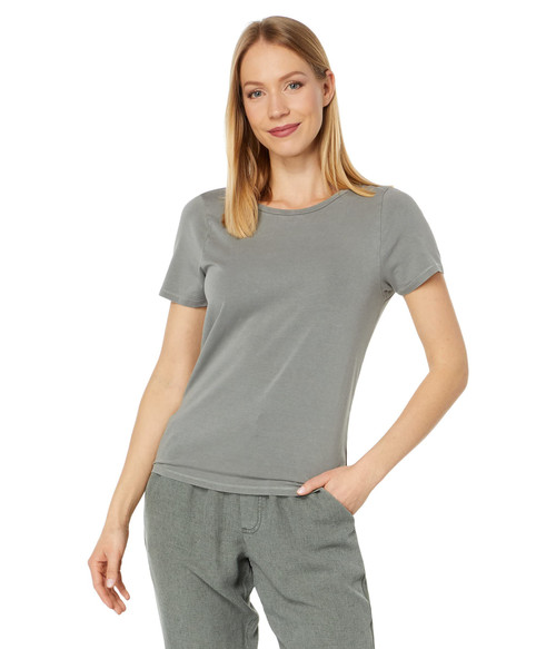 Splendid Women's Genevieve Short Sleeve T-Shirt, Soft Vintage Olive Branch, M
