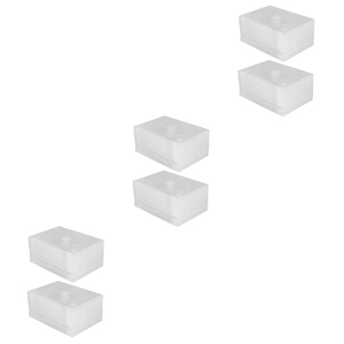 Homoyoyo 36 Pcs Cd Case Cd Protector Sleeves DVD Case Organizer Transparent Jewel Case Clear Cases Keeper Cd DVD Wallet Case DVD Binder Cd Storage Organizer Box Rack Slim Plastic White