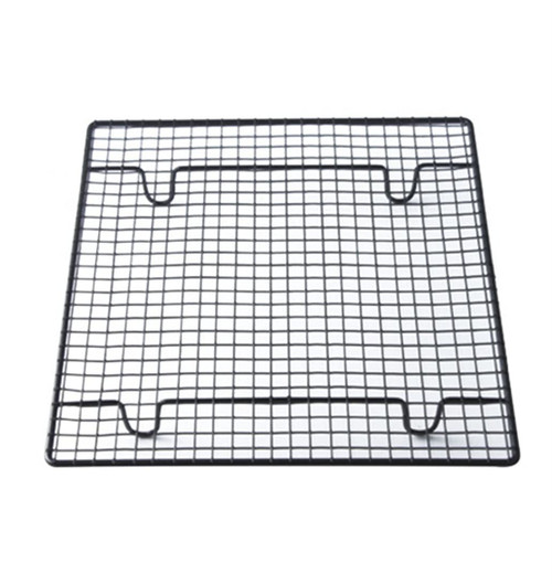 Cooling Rack 1 Piece Stainless Steel Wire Mesh Cooling Tray Cake Food Rack Oven Kitchen Baking Pizza Bread BBQ Biscuits Cookie Rack KAIWU (Color : 01, Size : 26 * 23cm)