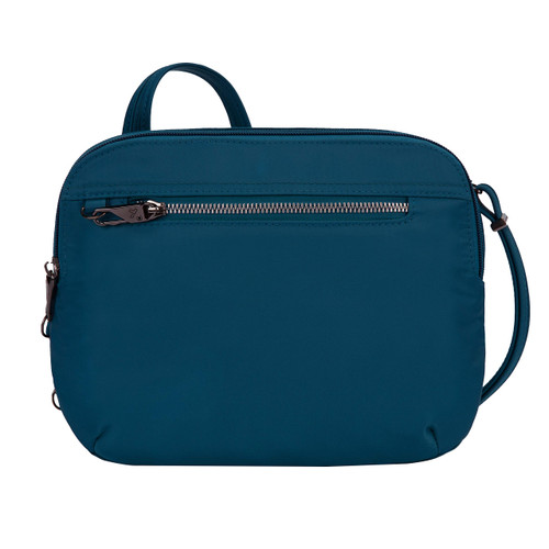 Travelon Women's Anti-Theft Tailored E/w Organizer Travel Purse, Peacock, One Size