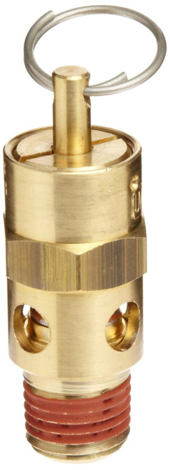 Control Devices ST Series Brass ASME Safety Valve, 60 psi Set Pressure, 1/4' Male NPT