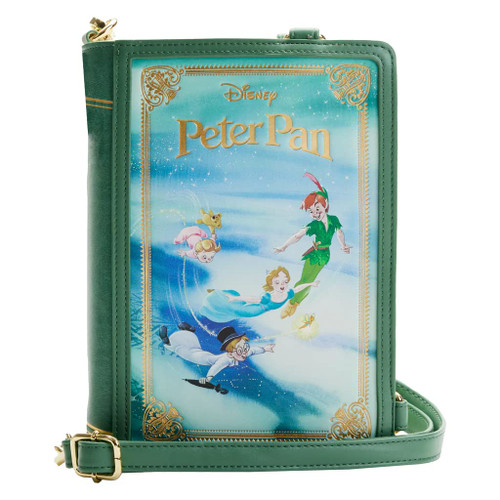 Loungefly Disney Peter Pan Book Convertible Crossbody Loungefly Disney Peter Pan Book Convertible Crossbody