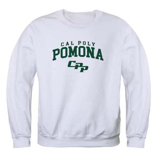 W Republic Cal Poly Pomona Broncos Seal Crewneck Pullover Sweatshirt Sweater - White, XX-Large